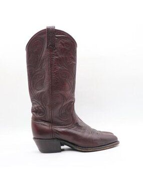 Dan Post MILWAUKEE cowboy Dark Burgundy Western Women’s Size 6.5 M Made in USA